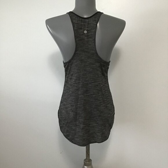 Lululemon What The Sport Singlet Heathered Black Size S - Picture 4 of 10